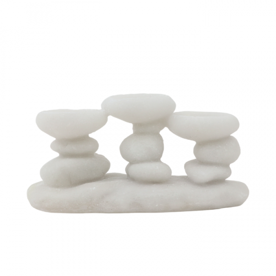 3-branch candle holder with distinctive design - 2UU010-014