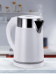 Stainless Steel Electric Kettle With Detachable Lid 0.8L 2000W White/Silver